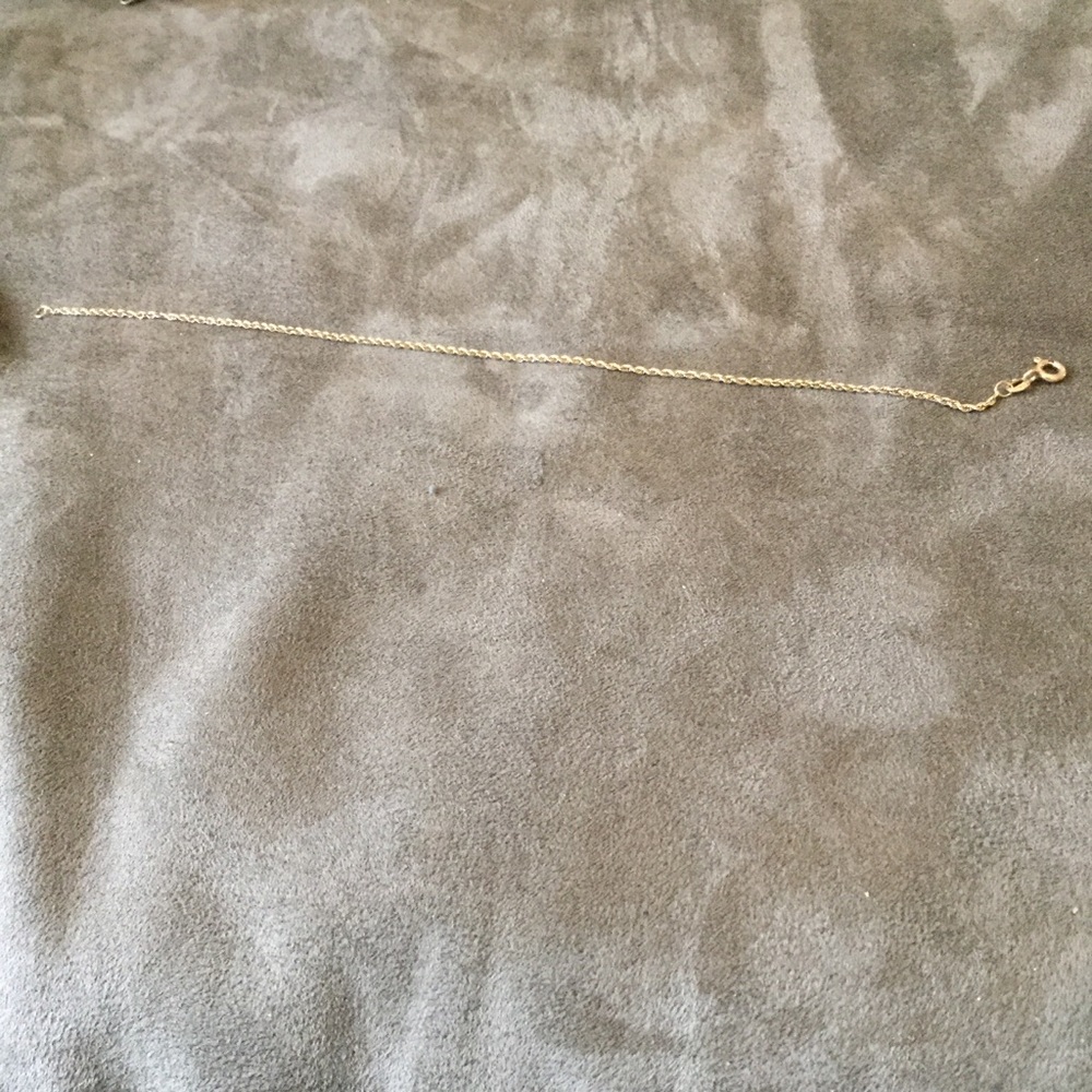 14k yellow gold rope bracelet