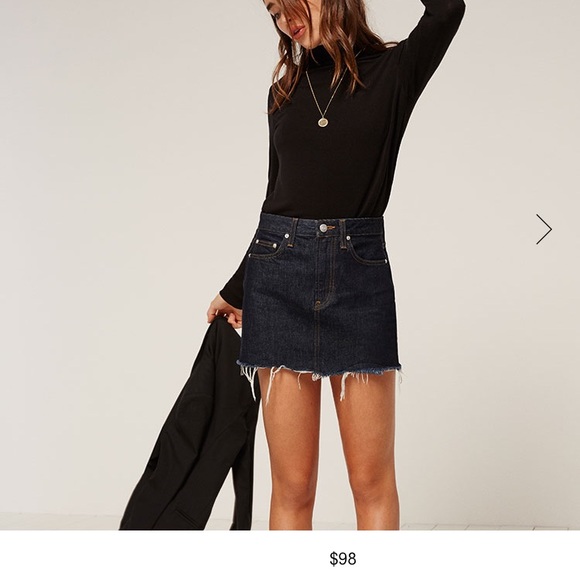 Reformation Denim Skirt - Picture 2 of 7