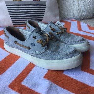 Sperry crest resort linen boat shoe