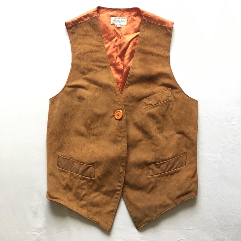 Vintage Leather Henri Bendel Vest