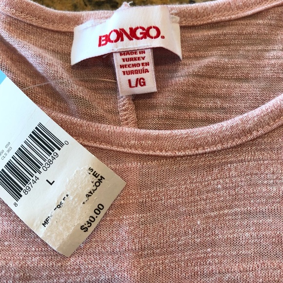 NWT LARGE PINK SHOULDER CUTOUT TOP - Picture 6 of 7