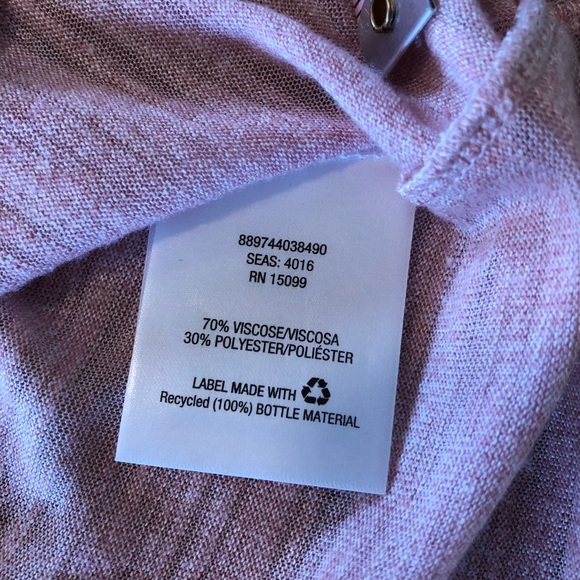 NWT LARGE PINK SHOULDER CUTOUT TOP - Picture 7 of 7