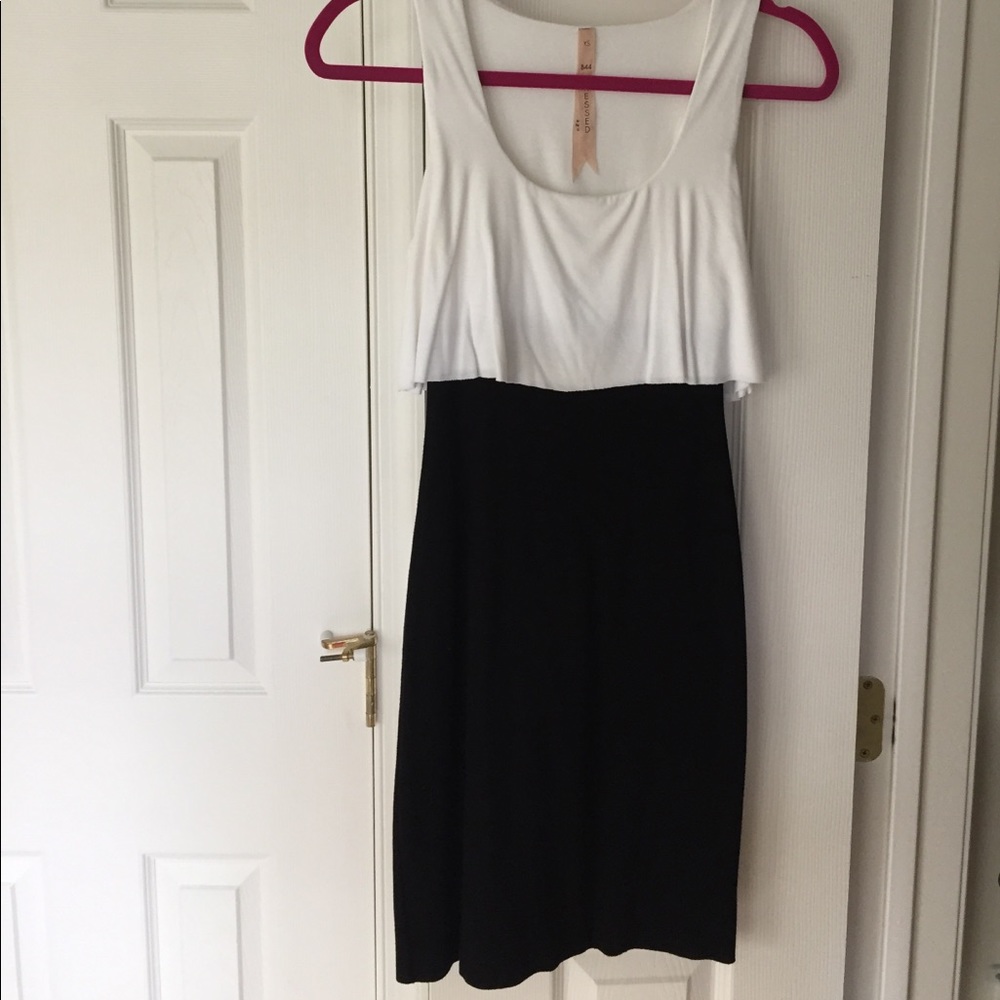 Black and white dress