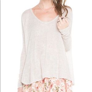 ✨Brandy Melville Ivory Knit Top