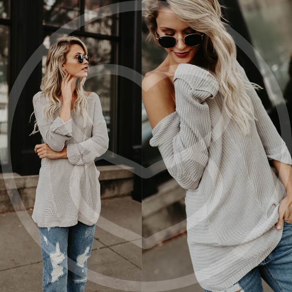 THUY Knit Sweater - GREY - Picture 4 of 5