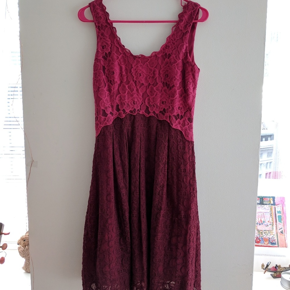 Rouge & Pink Lacey Dress