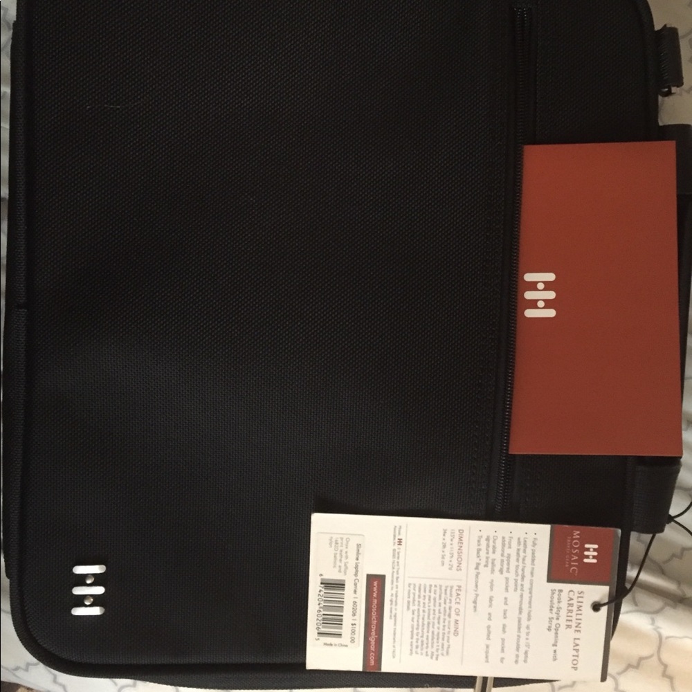 Slimline laptop Carrier Black Travel Gear