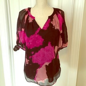 DVF silk blouse