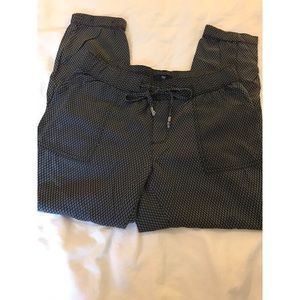 Black and white patterned pants