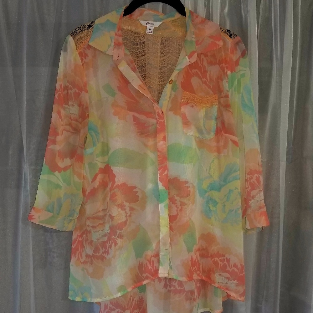 Candies Floral Blouse