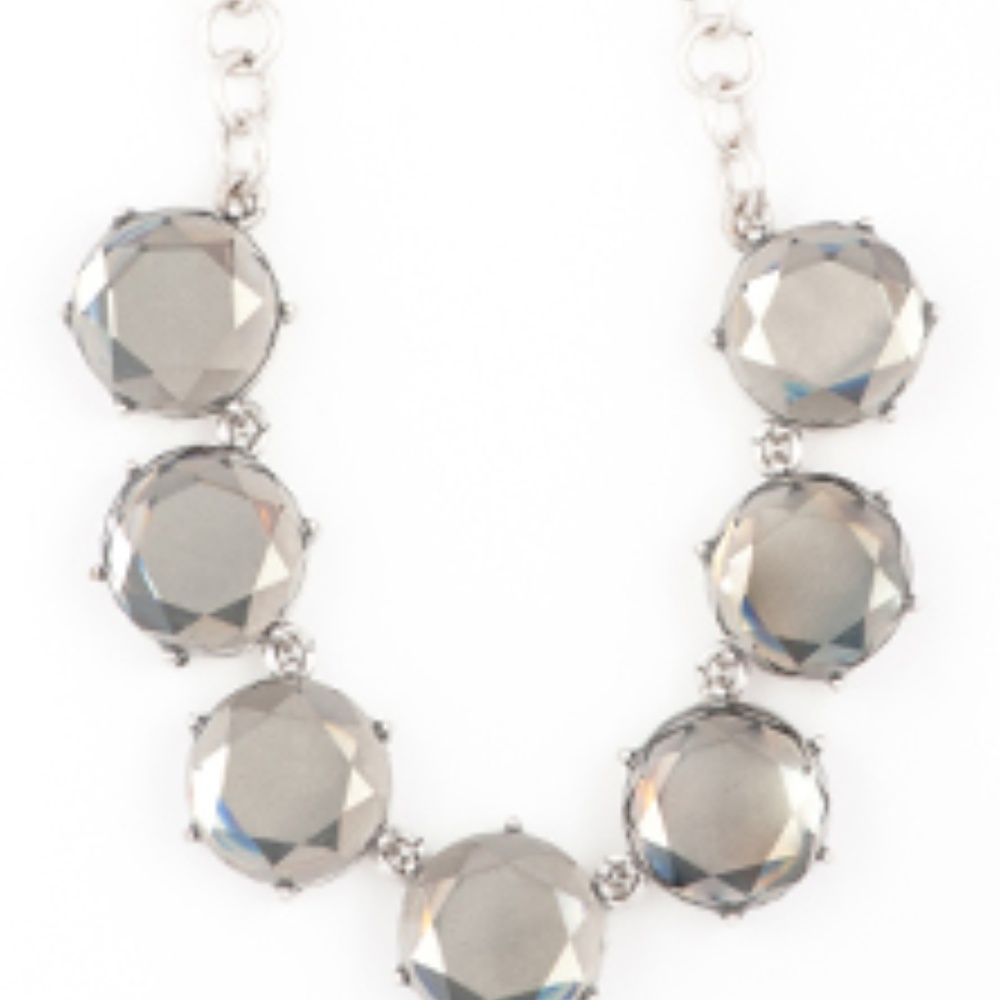 Smiley silver cleopatra necklace