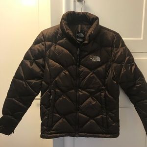 The Northface Brown 550 down coat
