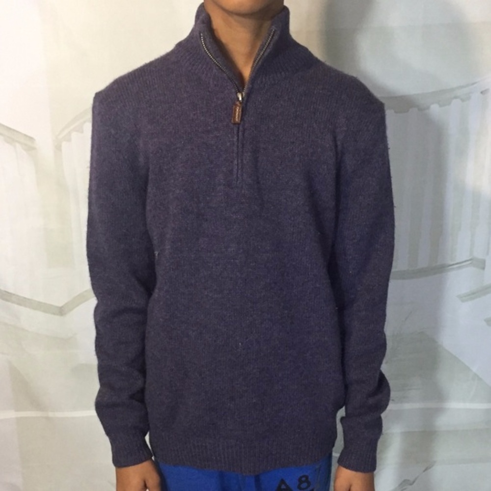 Polo | Lambs Wool Half Zip Sweater