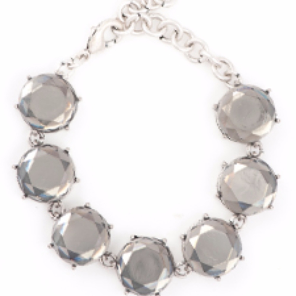 Smiley silver cleopatra bracelet