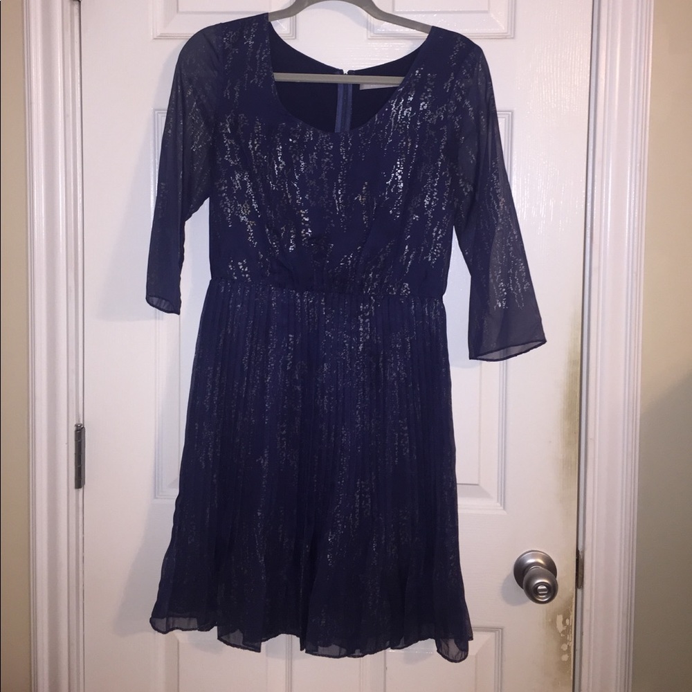 Marc New York Navy w/silver detail dress