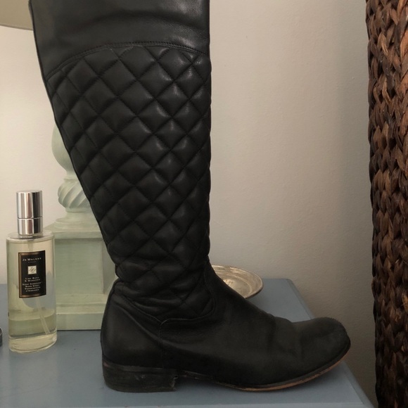 Corso Como Shoes - Quilted corso como black riding boots