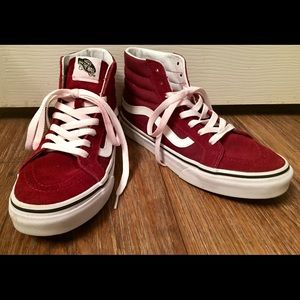 Maroon Vans