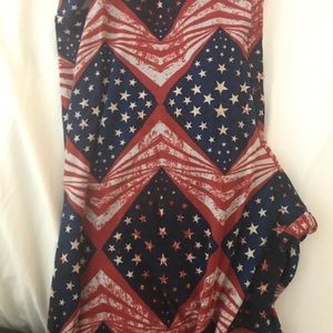 Lularoe Stars and Stripes legging TC