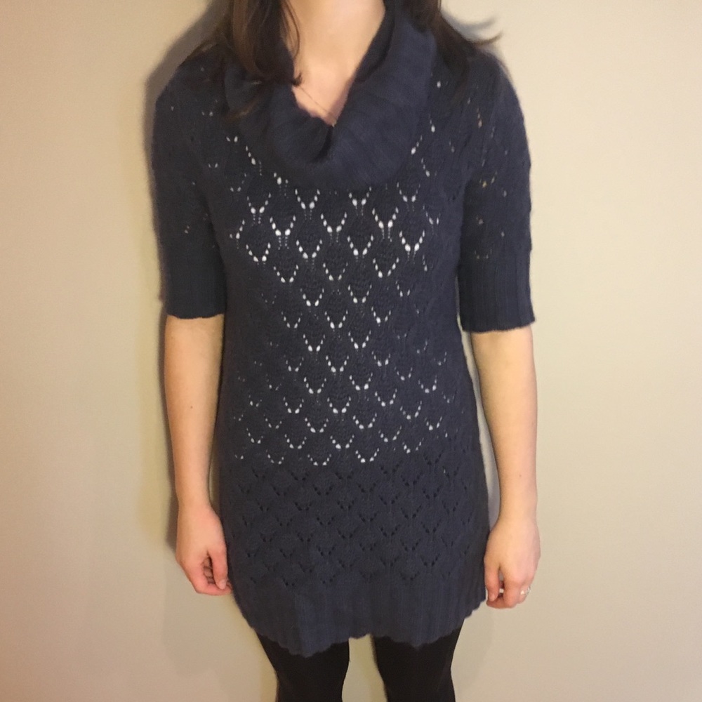 Cynthia Rowley navy sweater dress
