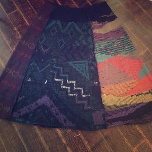 Urban Renewal patch patterned skirt. Size S/M.