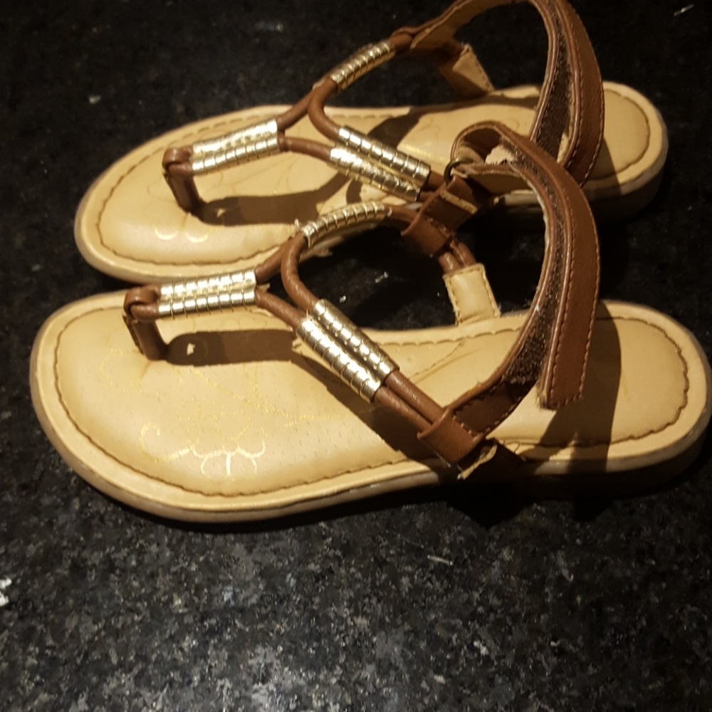 Gold/Beige BORN Sandals