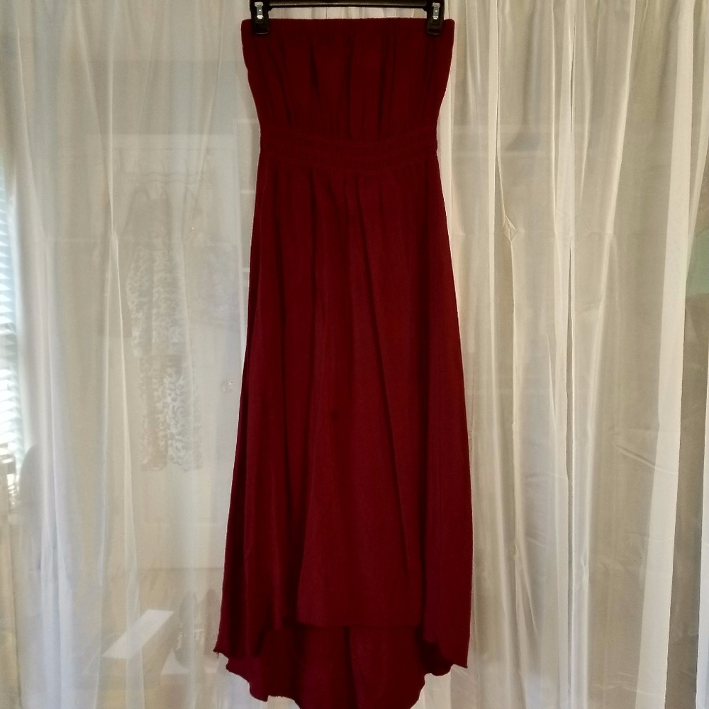 Boutique Dress: Hi-Lo Midi Dress