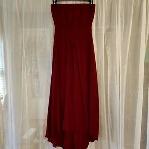 Boutique Dress: Hi-Lo Midi Dress