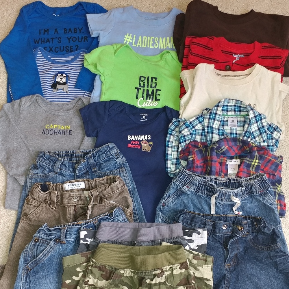 Toddler boy clothing bundle (18 mos)