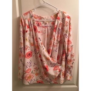Modcloth floral blouse