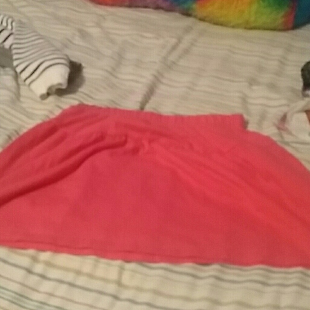 Pink skirt
