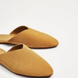 Zara Leather Mules