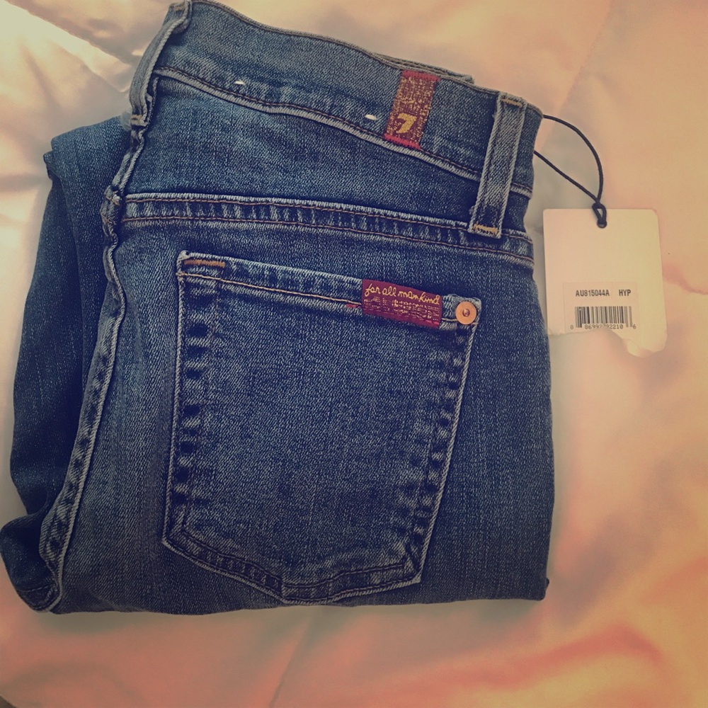Seven for All Mankind the Ankle Skinny Jean Sz 24
