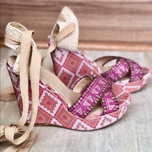 Theodora & Callum Printed Wedges