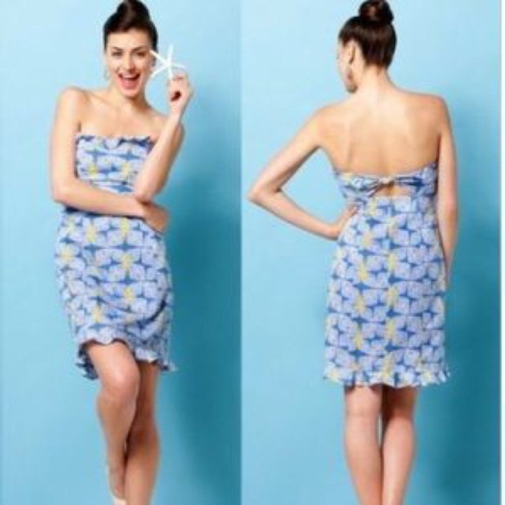 Lilly Pulitzer Franco Dress Worth Blue