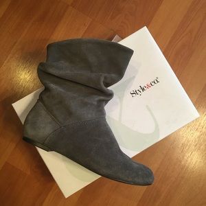 Style & Co Megggry Suede Booties