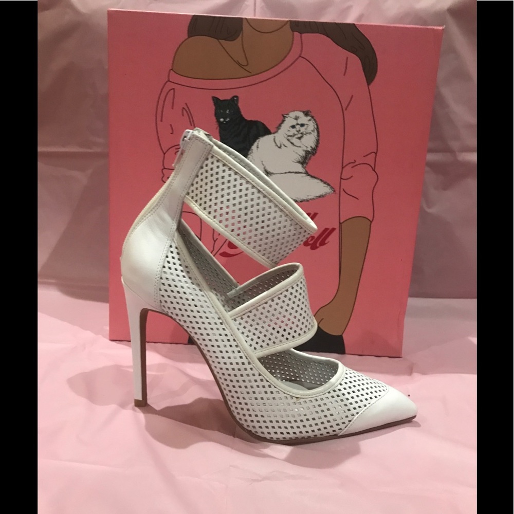 Size 7.5 Jeffrey Campbell Jaedons. New. White.