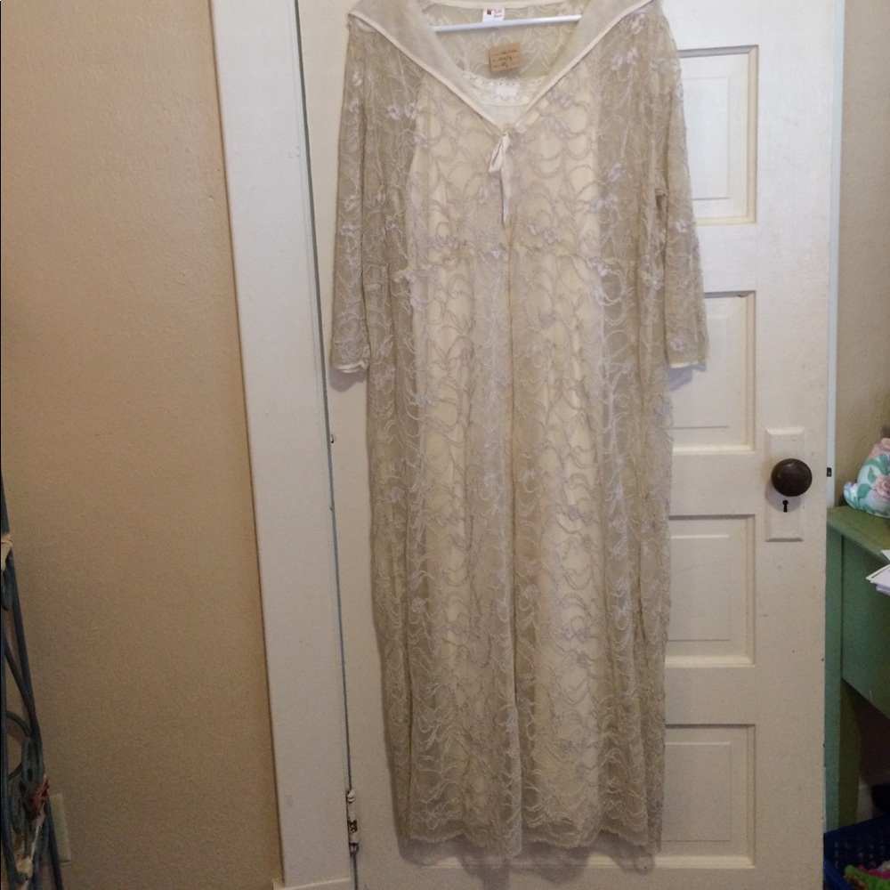 Lace two piece wedding type dress