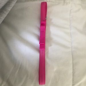 Pink bow, lululemon headband