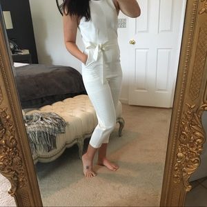 Contemporary White Jumpsuit