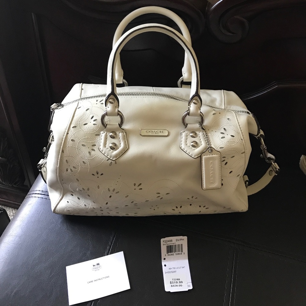 Coach Laser Cut Satchel