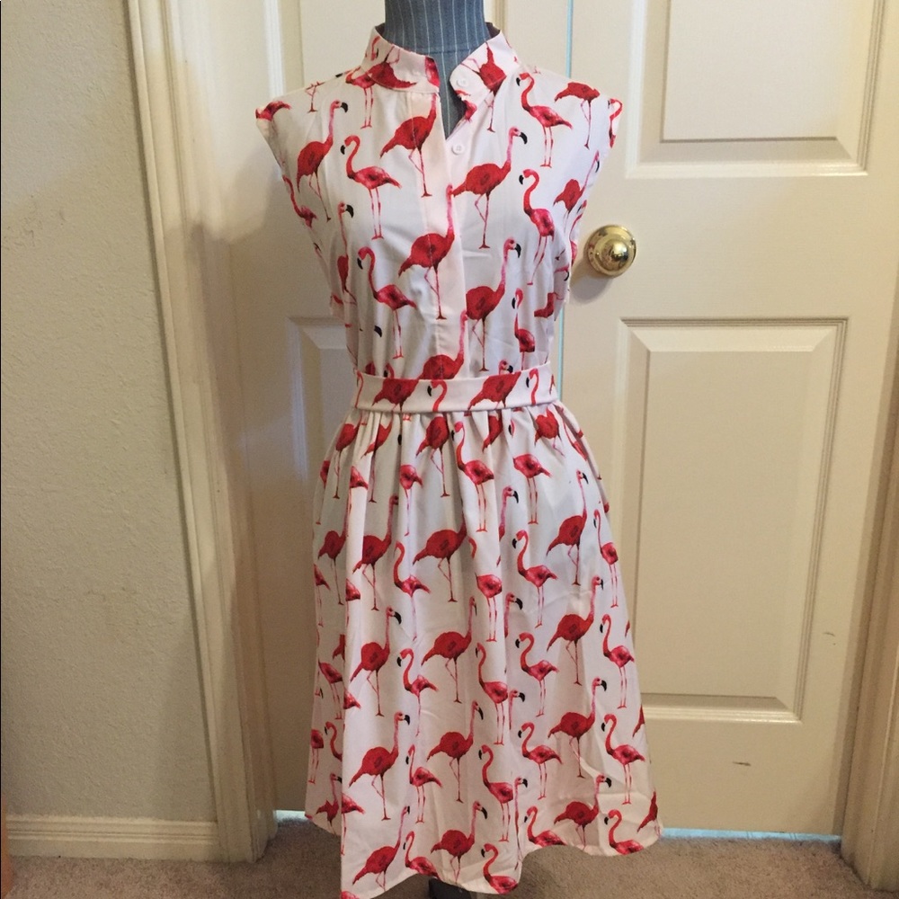Flamingo dress