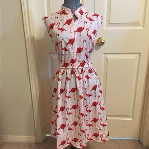 Flamingo dress