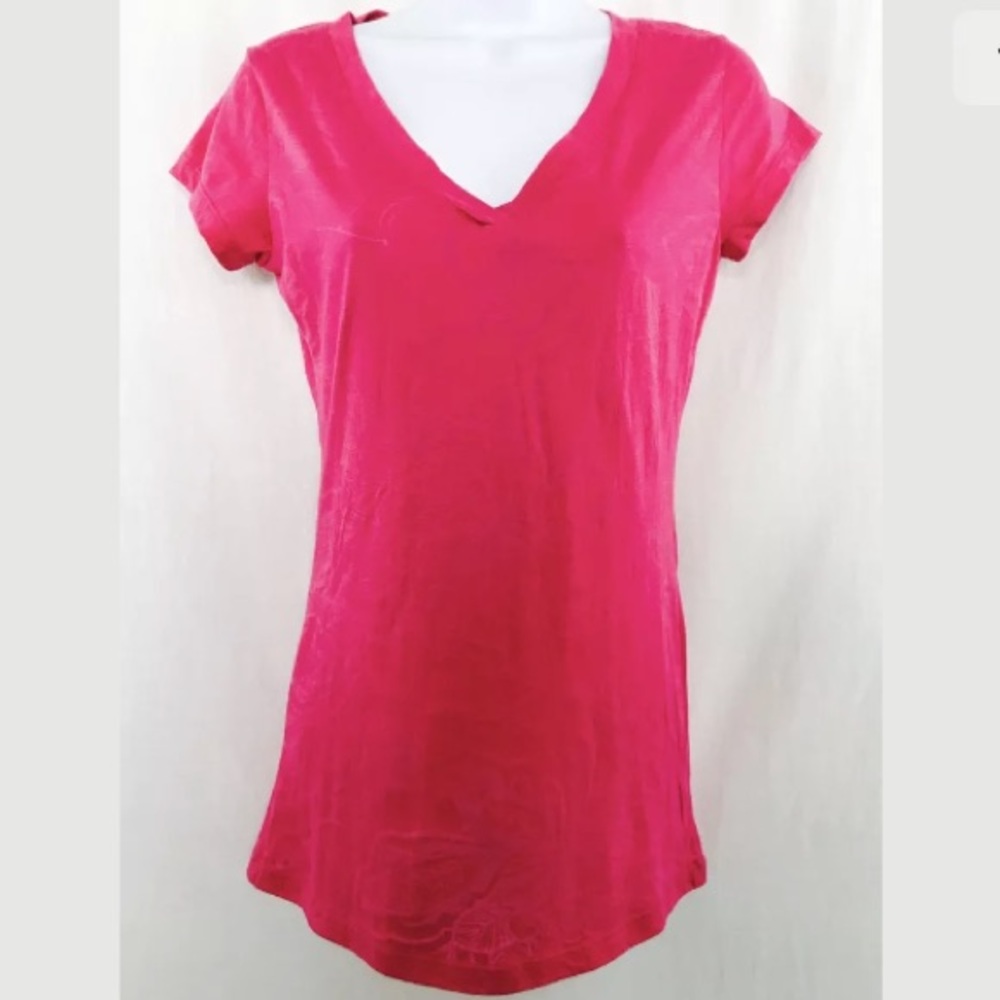 V-Neck Floral Burnout