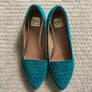 Dolce Vita Green Suede Flats