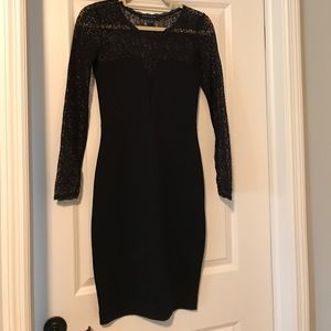 French Connection Black lace dress size 4/6