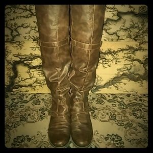 Carlos Santana over the knee boots