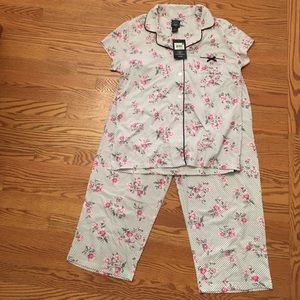 Laura Ashley Floral Pajama Set BNWT