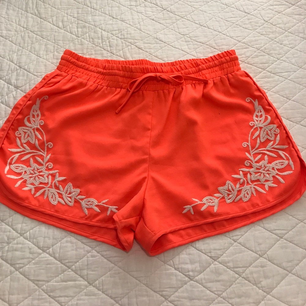 Embroidered Shorts