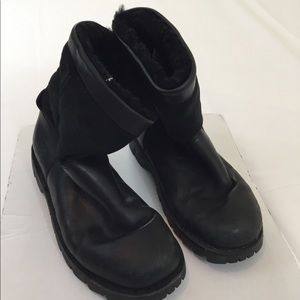 Black Combat Boots UGGS Size 7