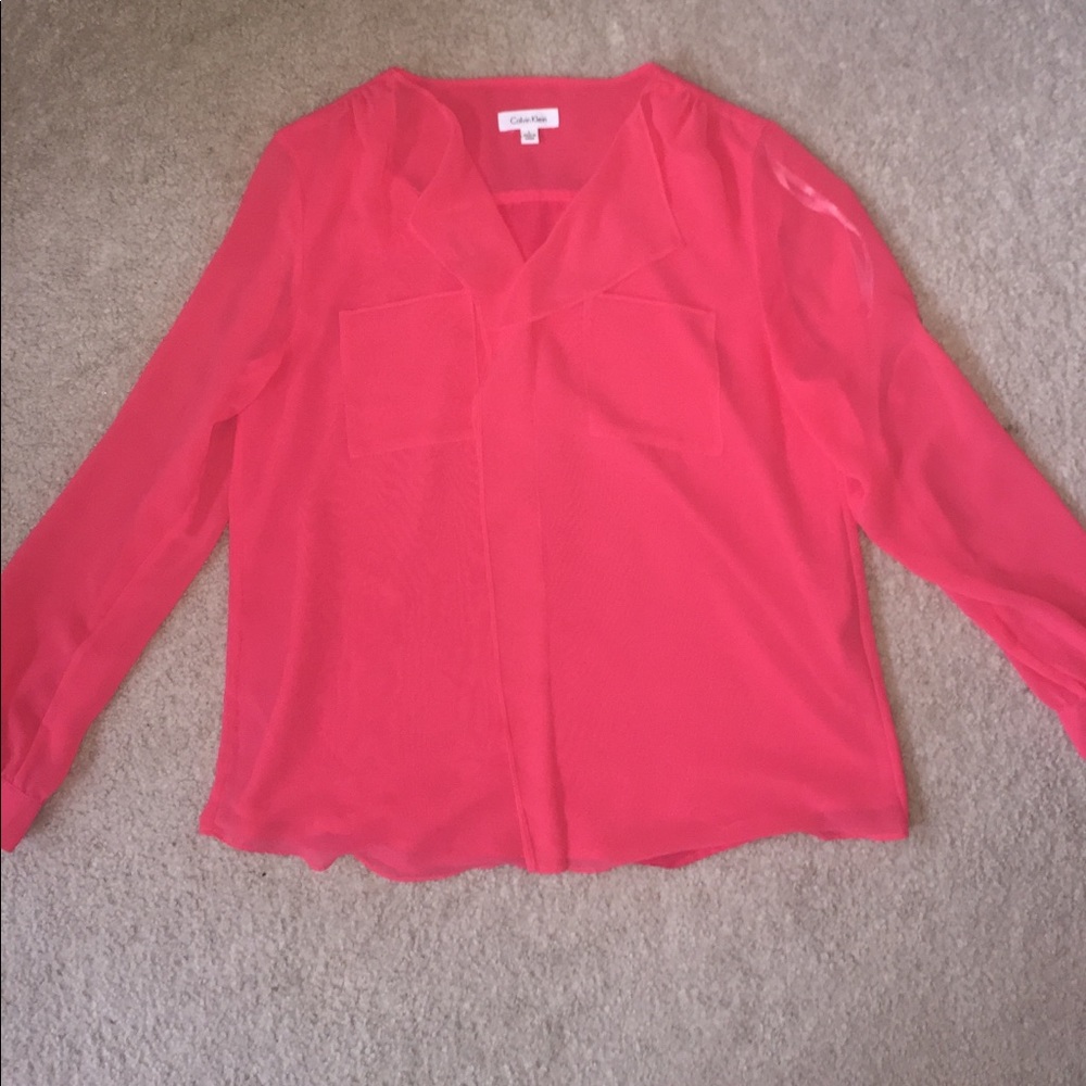 Pink blouse